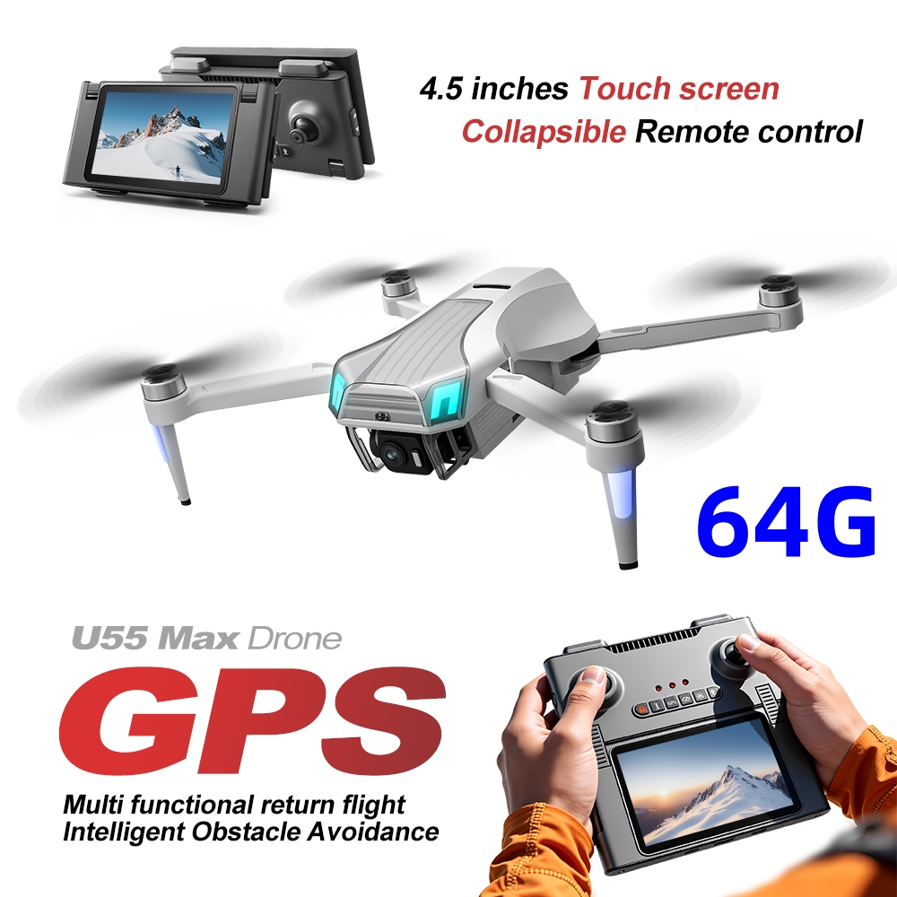 NCZOBOE U55 Profesional GPS Dr - Drone Gimbal 2 Axis ulasan dan harga