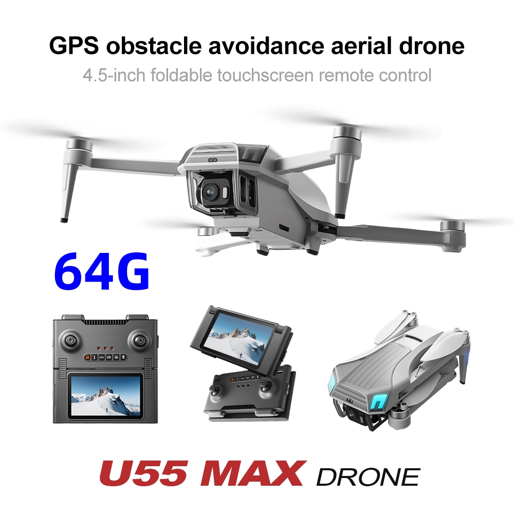 NCZOBOE U55 Profesional GPS Dr - Drone Gimbal 2 Axis ulasan dan harga