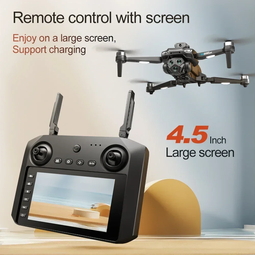 2025 New M33 RC Drone 4K Profe - Drone Gimbal 2 Axis ulasan dan harga