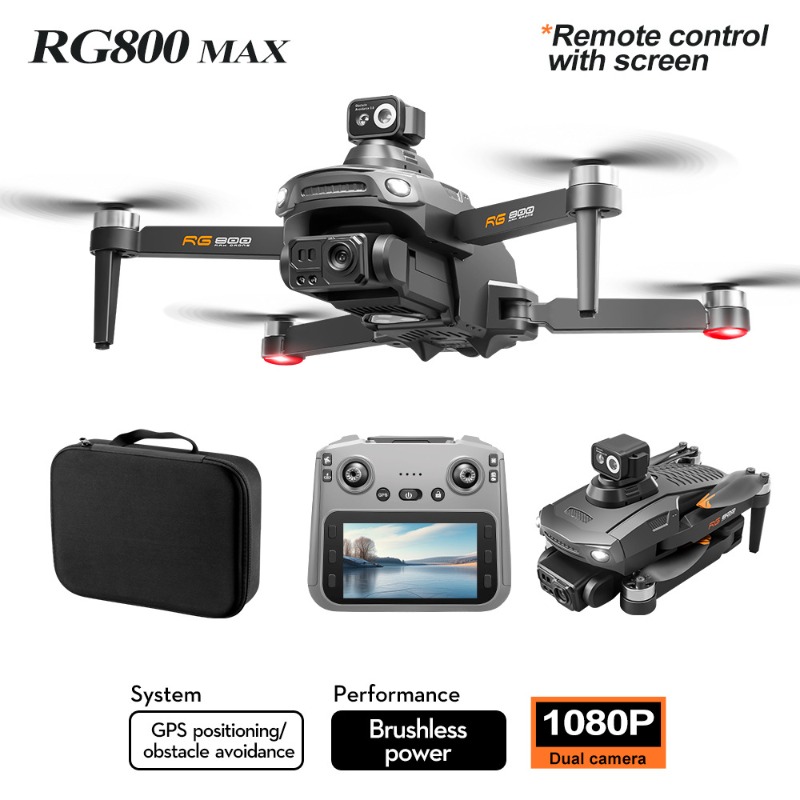 NEW RG800 MAX Drone 1080P HD C - Drone Gimbal 2 Axis ulasan dan harga